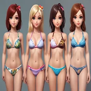 ai girls bikinis