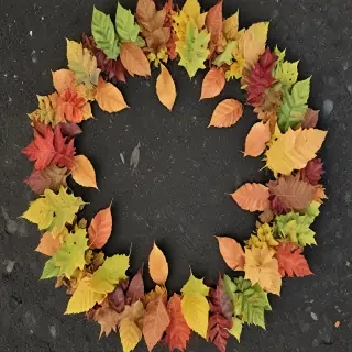 leaf circle