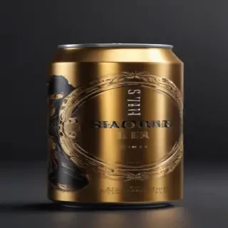 beer can mockup