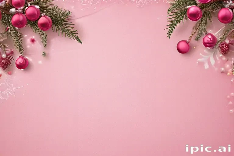 christmas background pink