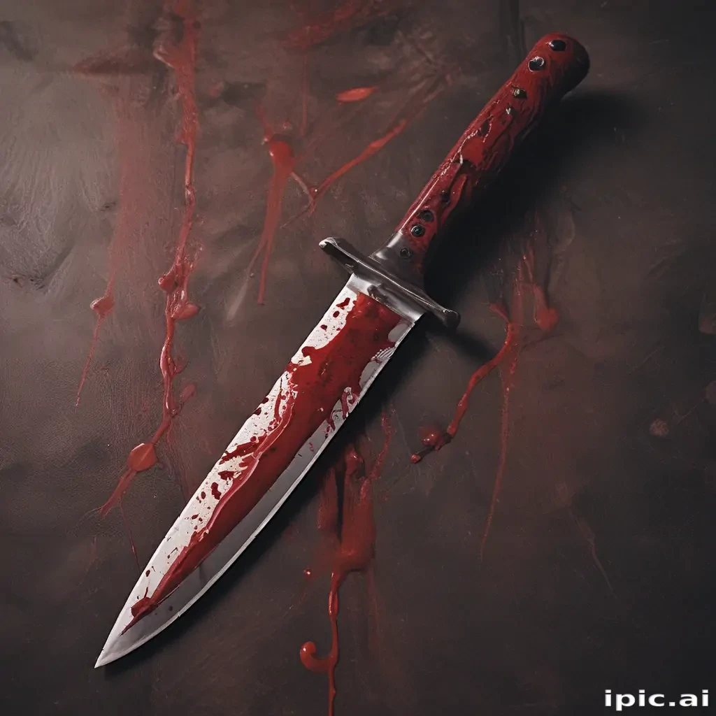 bloody knife aesthetic