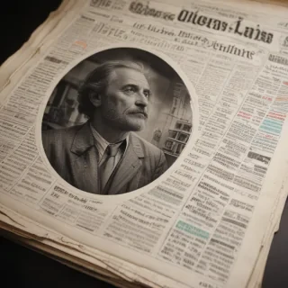 newspaper transparent