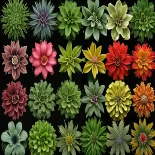 plants no background