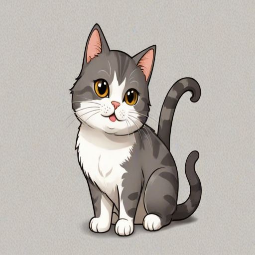 cartoon cat clip art