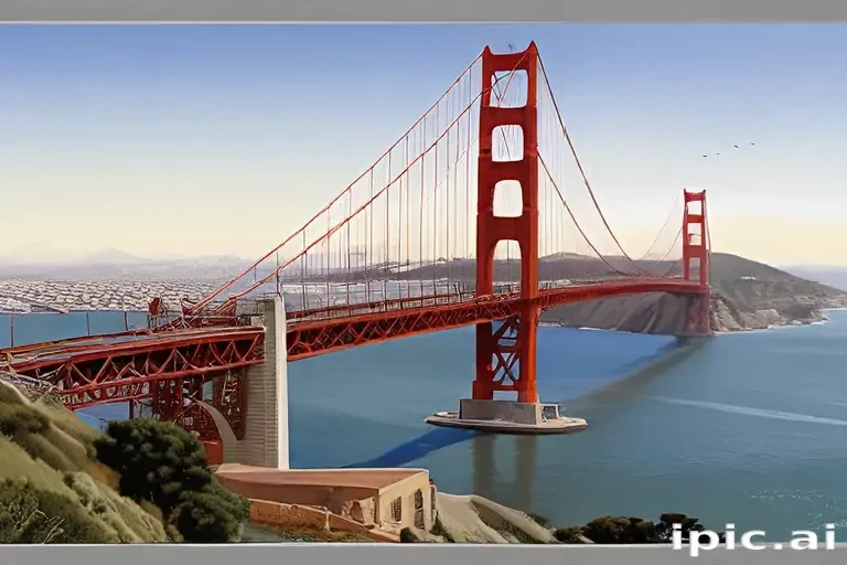 clipart golden gate bridge