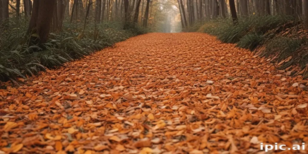 fall leaves aesthetic