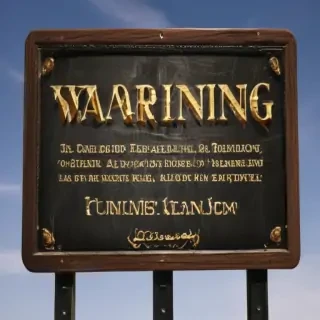 warning sign