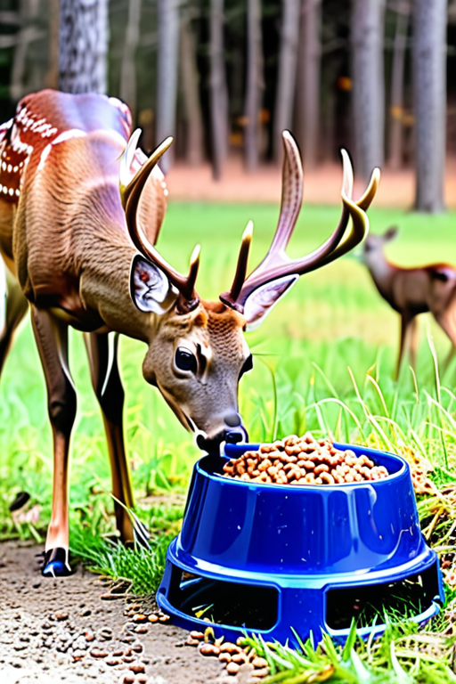 will deer eat dog food