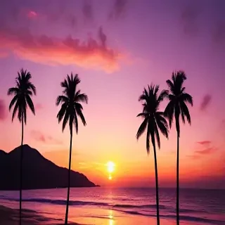 sunset aesthetic wallpaper