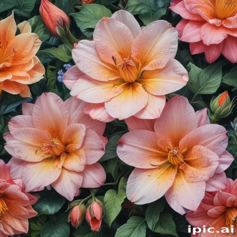 flower color drawings