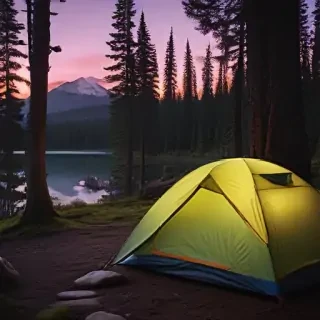 camping background pic