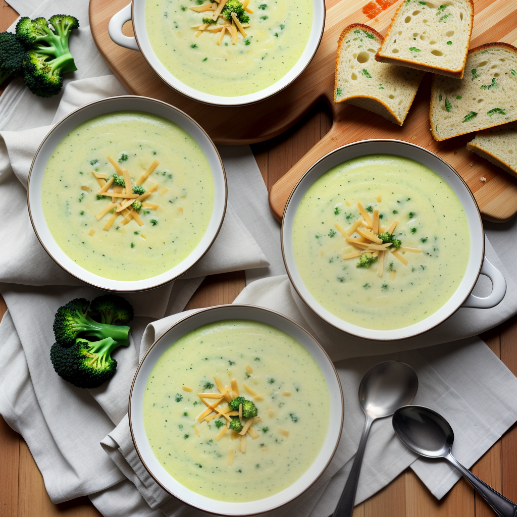 what to eat with broccoli cheddar soup