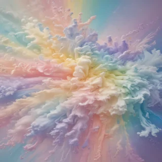 rainbow pastel