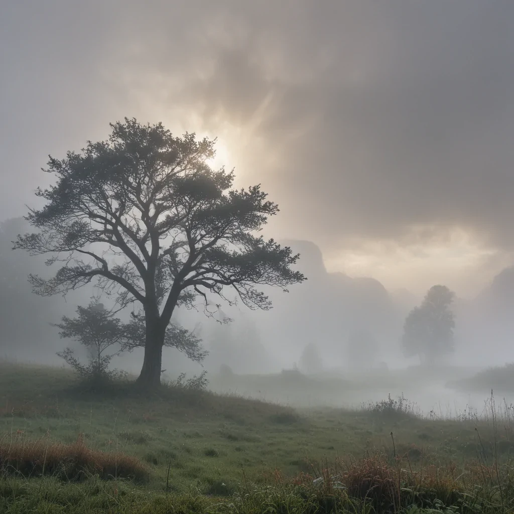 foggy background