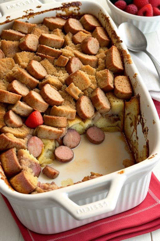 french toast casserole with sausage