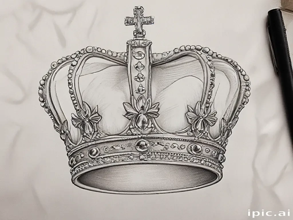 crown drawing