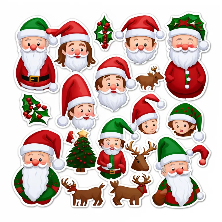 christmas stickers png