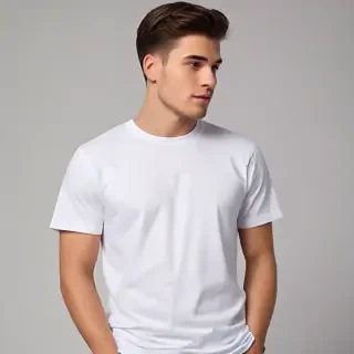 white tee png