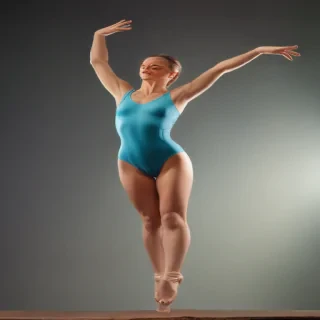 transparent gymnast