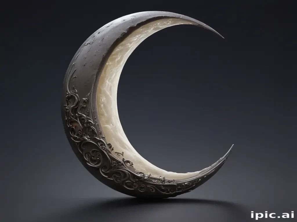 aesthetic crescent moon