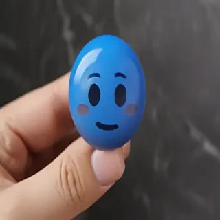 blue emoji