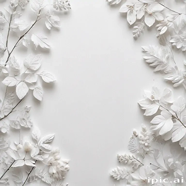 white background aesthetic