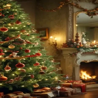 christmas wallpaper green