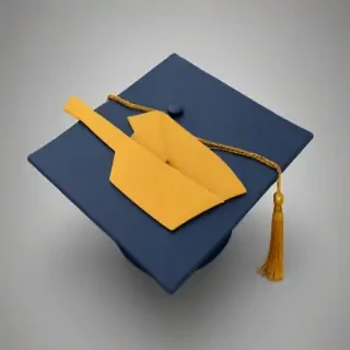 grad hat png