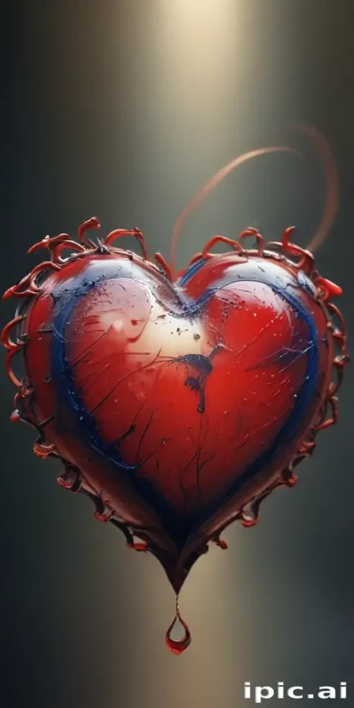 blurry heart
