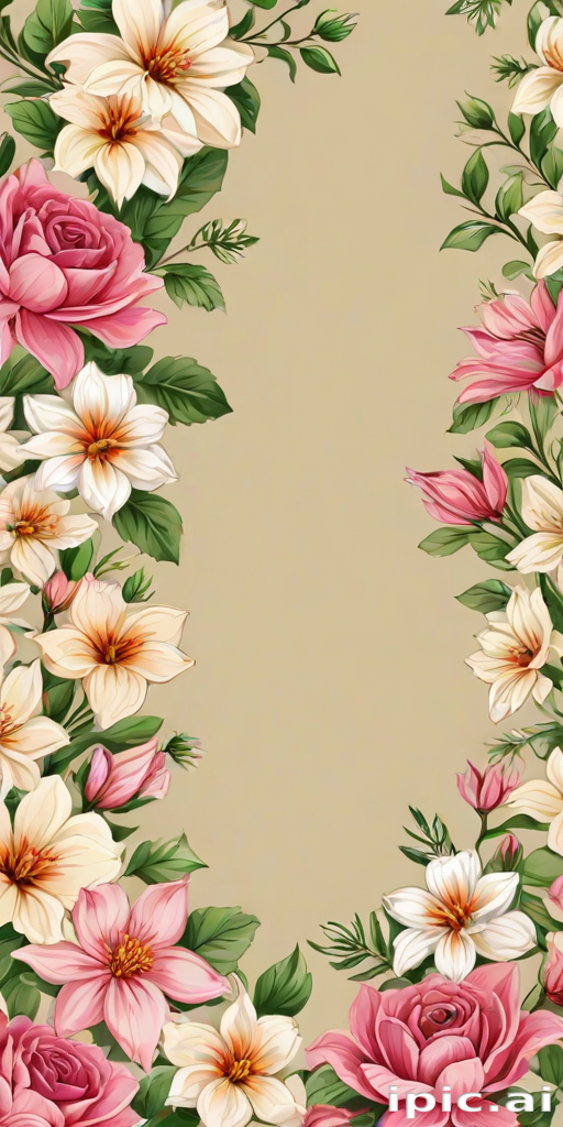 clipart borders flowers