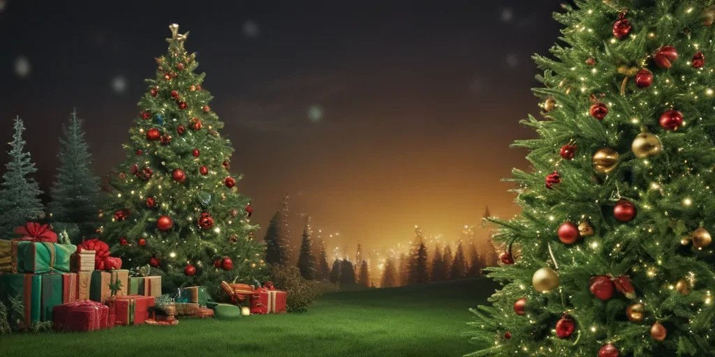 green christmas bg