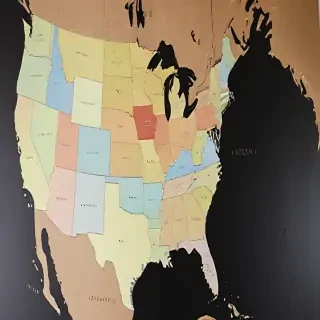map of the united states of america