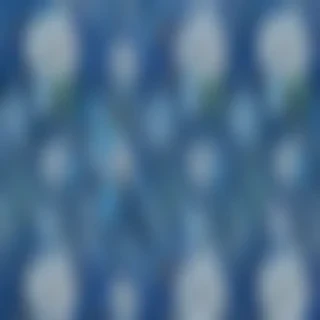 blue floral background
