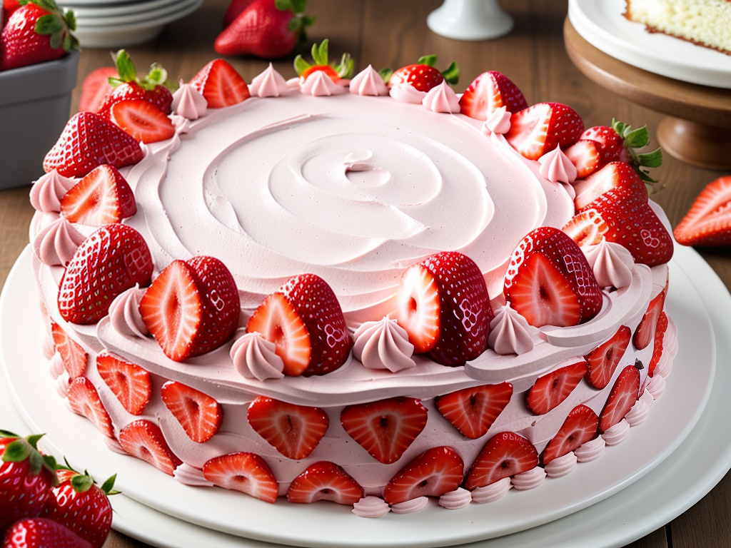 how to make strawberry box cake better