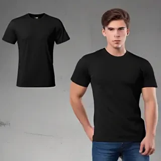 black mockup t shirt