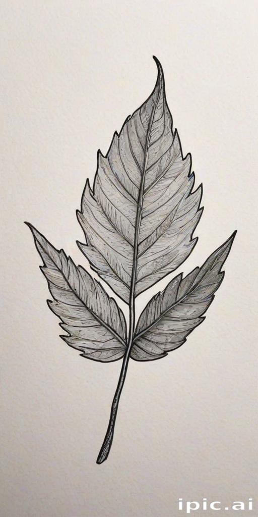 leaf doodle