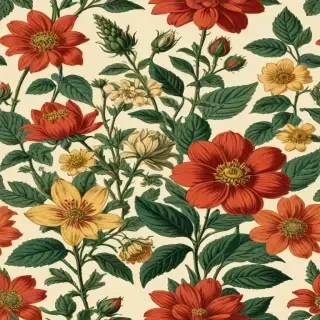 vintage flower illustration