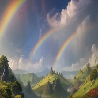 aesthetic rainbow wallpaper