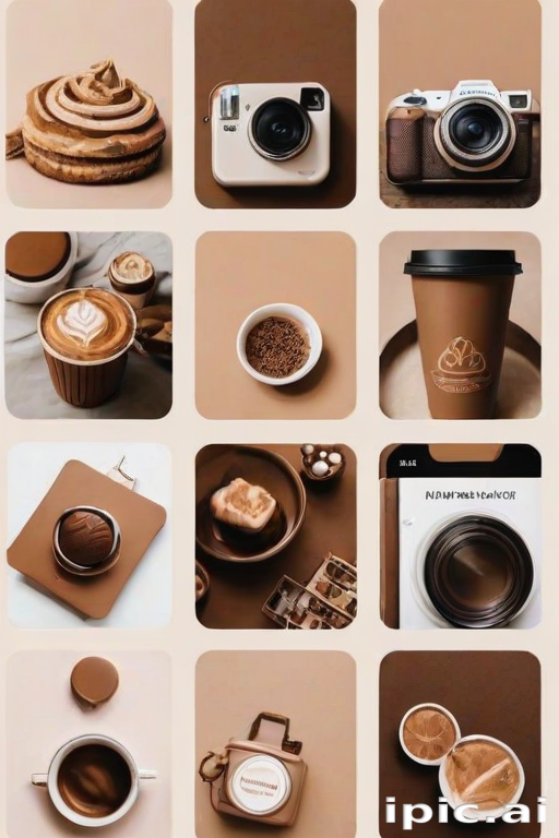 aesthetics brown instagram highlight icons
