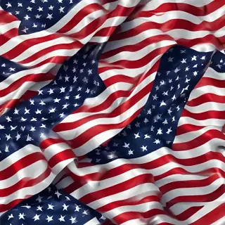 american flag waving png