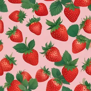 aesthetic strawberry wallpaper