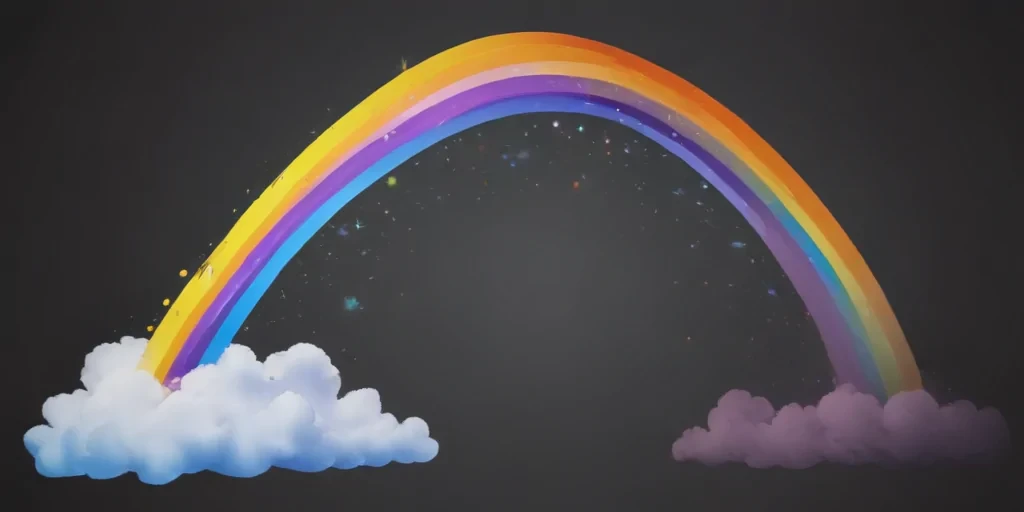 transparent background rainbow clipart