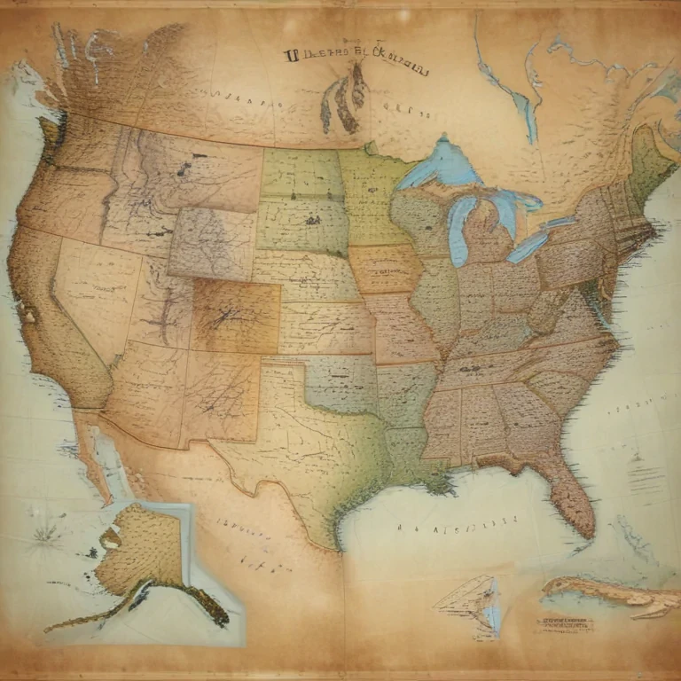 map of the united states of america