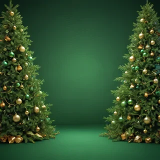 green christmas background