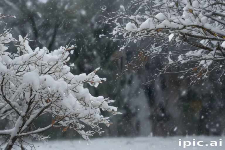 snow falling png