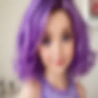 purple cute