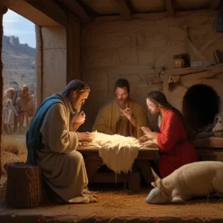 manger scene images free