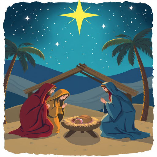 free nativity scene background images