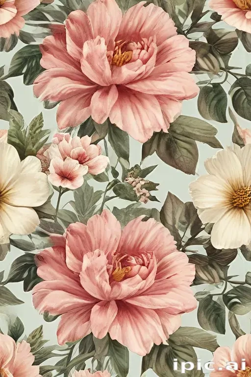 vintage flowers png