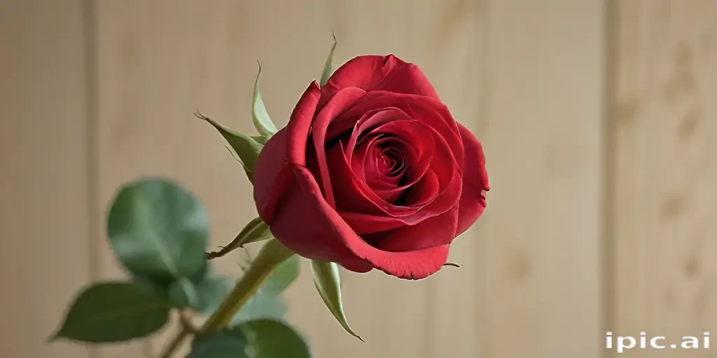 image of a red rose